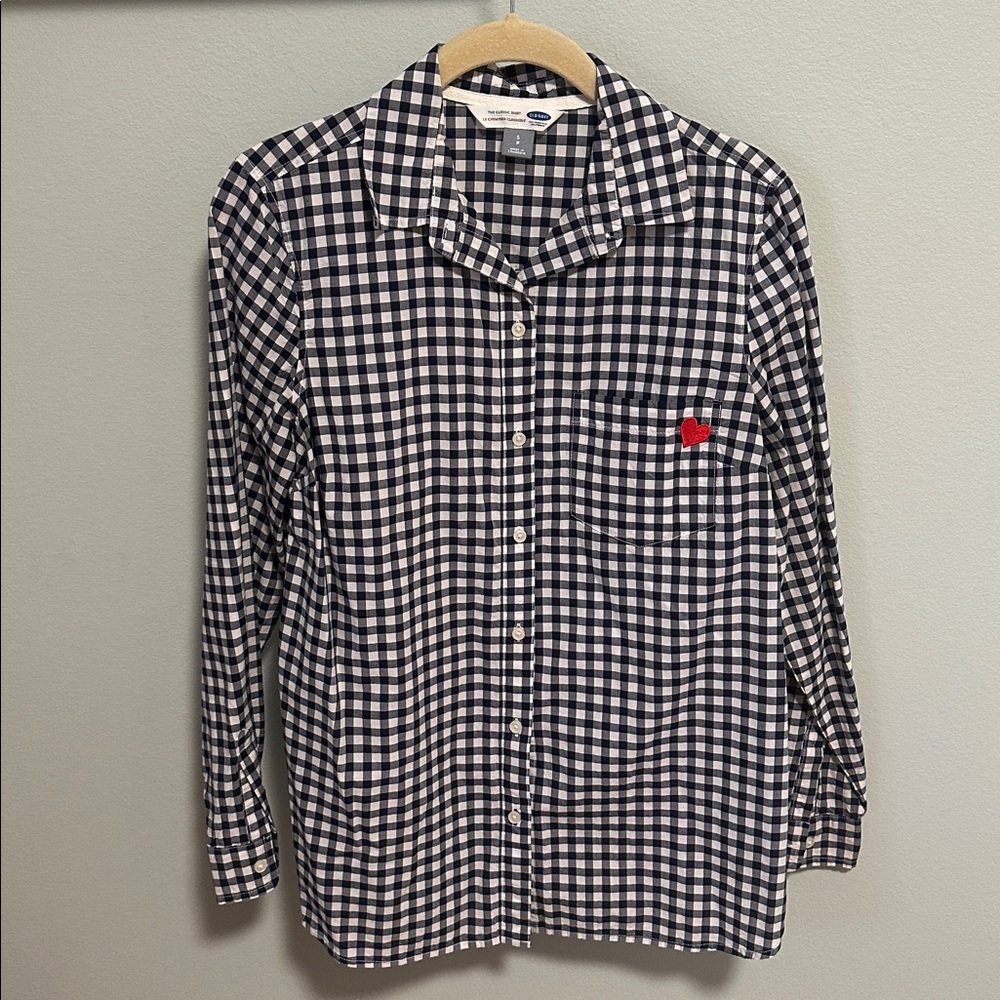 Old Navy gingham shirt classic meets playful